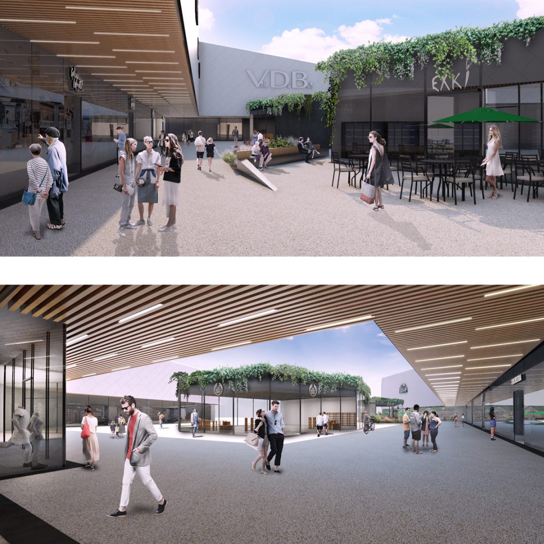 Restructuration du centre commercial de la VilleduBois HQA